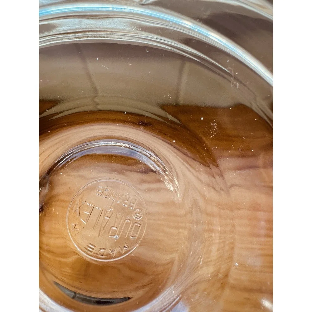 Duralex Clear Glass Nesting Mixing Condiments Bowls Set Of 4 Made in France
